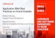 Application MAA Best Practices on Oracle Exadata...DBA, Unix, Network & Storage team. Who has root? - ¼ rack, too much space lost for fault tolerance - Do not use Exadata Admin subnet