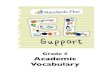 Grade 4 Academic Vocabulary - Standards Plus · 5/4/2016  · What is Academic Vocabulary? Academic Vocabulary includes the words, phrases, and language structures that are used in