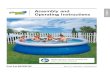 Assembly and English Operating Instructions GmbH/Planet Pool/D… · Assembly and Operating Instructions Fast Set Pool AERF English 5 Use Above ground pool Assembly kit type Self-supporting