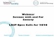 Webinar Science with and For Society LAST Open Calls for 2020€¦ · Webinar Science with and For Society LAST Open Calls for 2020 ... risk to experience GBV or sexual harassment