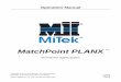 MatchPoint PLANX - mitek-us.com€¦ · MatchPoint PLANX Servo-Driven Jigging System Operation Manual Manual Set 001098 This Manual 001098-OP Orig Creation Date 1 April 2008 Created