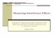 Measuring Interference Effects · Analytic and Simulation ResultsAnalytic and Simulation Results Recently, NTIA has dedicating resources to developing Best Practices for Spectrum