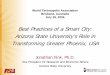 Best Practices of a Smart City: Arizona State University’s Role in … · 2016-07-15 · Best Practices of a Smart City: Arizona State University’s Role in Transforming Greater