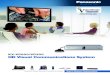 Panasonic HDVC Visual Communications System€¦ · 1080i Full HD Video As a premier developer of HD video technologies, Panasonic delivers a dazzling level of realism that bridges