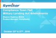 Compliance Town Hall Military Lending Act …Included payday loans, deposit advance products, auto title and installment loans. This presentation does not provide legal advice. 7 Military