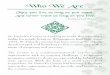 Who We Are - St. Patrick's Center · Who We Are May you live as long as you want, And never want as long as you live. Traditional Irish Blessing St. Patrick’s Center is working