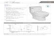 One-Piece Toilets MALIBU II - Cloudinary€¦ · One-Piece Toilets MALIBU II One-PieceToilet 6250.128 Product Features Vitreous china onepiece toilet, with skirted trapway Chairheight