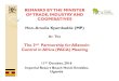 REMARKS BY THE MINISTER OF TRADE, INDUSTRY AND ......REMARKS BY THE MINISTER OF TRADE, INDUSTRY AND COOPERATIVES Hon. Amelia Kyambadde(MP) At The The 2 nd Partnership for Aflatoxin