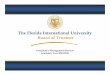 The Florida International University Board of Trusteesgov2011.fiu.edu/Documents/N._How_the_university... · Revitalize and Expand Financial Base Increase total federal, state and