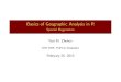 Basics of Geographic Analysis in R · Basics of Geographic Analysis in R Spatial Regression Yuri M. Zhukov GOV 2525: Political Geography February 25, 2013. Outline 1.Introduction