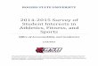 2014-2015 Survey of Student Interests in Athletics ... · 2014-2015 Survey of Student Interests in Athletics, Fitness, and Sports Office of Accountability and Academics 1/23/2015