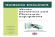 Guidance Document Waste Electrical and Electronic Equipment · 3. IT and telecommunications equipment 4. Consumer equipment 5. Lighting Equipment 6. Electrical and electronic tools