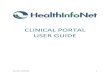 CLINICAL PORTAL USER GUIDE - HealthInfoNet · worklist link. Adding Patients to a Worklist Adding Names from a Demographic Search Users can add patient names to a worklist from the