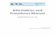 BTG Policies and Procedures Manual...2019/11/05  · CES oversight committee is responsible for updating/maintaining CES policies and procedures. Receives and responds to any CES grievances
