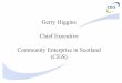 Gerry Higgins Chief Executive Community Enterprise in ... Higgins... · Business: Age: Role: Location: The aig Issue Founder and editor- in-chief London Business: Role: Location: