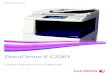 DocuCentre-V C2263 - Fuji Xerox-d-,-Global... · (Example) During scan or fax transmission Power supplied No power supplied Environmentally responsible Excellent noise reduction performance