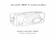 IronX HD Camcorder - Smarthomecache-m2.smarthome.com/manuals/75033-man.pdf · minutes of use in water, allow the waterproof case to dry for at least 10 minutes. Do not immerse in