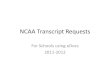 NCAA Transcript Requests - Orange Schools · Courses Plan Scores Colleges eDccs Resume Schdarships Journal sertforms submission status Documents Careers view destinations Submission