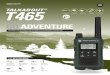 TALKABOUT T465 465 - TeleDynamics · 2015. 4. 30. · Range Up to 35 mile* IP rating IP54 Weatherproof Radio dimensions (H X W X D) 7.54 X 2.26 X 1.37 inches Radio weight w/o batteries