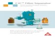 CJC™ Filter Separator - brtechnika.com · The filter insert and coalescer element separates the water Removal of Acid Special inserts neutralise acidic components in the fluid 3
