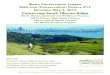 Marin Conservation League Walk Into (Conservation) History #15 Saturday, May 3… · 2016. 1. 26. · Paradise Beach Park. A short but strenuous one mile loop trail winds through