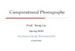 Prof. Feng Liuweb.cecs.pdx.edu/~fliu/courses/cs510/lectures/Lecture9.pdf · 4/28/2020  · With slides by C. Dyer, Y. Chuang, R. Szeliski, S. Seitz, M. Brown and V. Hlavac ... Student