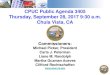 CPUC Public Agenda 3405 Thursday, September 28, …2017/09/28  · Thursday, September 28, 2017 9:30 a.m. Chula Vista, CA Commissioners: Michael Picker, President Carla J. Peterman