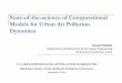 State-of-the-science of Computational Models for Urban Air ... · Outline •Air Quality and Energy Research at UCI –AirUCI, CES Lab, APEP •Mathematical Formulation –Laboratory,