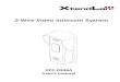 2-Wire Video Intercom System - ASM.czdownload.asm.cz/inshop/prod/xtendlan/EM-DPC-D246A.pdf · Parts and Function The door station is an audio door station without camera, which is