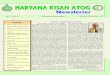HARYANA KISAN AYOG. Newsletter December-2015.pdfHaryana Kisan Ayog participated in Agritech World, 2015 organized at Indian Institute of Wheat and Barley Research, Karnal on 7-9 october,