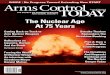 The Nuclear Age At 75 Years · 2020. 7. 25. · ARMS CONTROL TODAY July/August 2020 1 THE SOURCE ON NONPROLIFERATION AND GLOBAL SECURITY Arms Control TODAY Volume 50 • Number 6