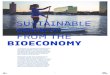 SUSTAINABLE GROWTH FROM THE BIOECONOMY...The bioeconomy accounts for a high share – over 16% – of the Finnish national economy, with an annual output of over 60 billion euros and