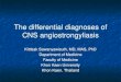 The Differential diagnoses of CNS angiostrongyliasis Sawanyawisuth Angio Workshop.pdf · The differential diagnoses of CNS angiostrongyliasis Kittisak Sawanyawisuth, MD, MAS, PhD