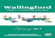 Spring - Wallingford Adult Ed...Welcome to Wallingford Adult Education’s Spring brochure of classes and activities. If you are planning to complete a high school education, strengthening