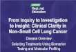 From Inquiry to Investigation to Insight: Clinical …...2016;388:1002-1011. •Looking for an activating somatic mutation •Insertions, point substitutions, in-frame deletions •DNA