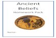Ancient Beliefs - alleynesacademy.co.uk · How will we explore ‘ancient beliefs’? We will look at: The importance of belief, including why we study RS in the first place Where
