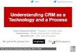Understanding CRM as a Technology and a Process€¦ · IRCE Ecommerce Technology Workshop 2014: 4 CRM CRM providers to IR Top 1000 Vendor Number of Top 500 Clients Representative