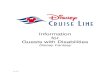 Information for Guests with Disabilities...Disney Fantasy. This booklet is intended to supplement the Disney Cruise Line Personal Navigator that contains additional information and
