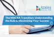 the Rule & Maximizing Your Success The MACRA Transition ... · Presentation Slides Questions for Panelists. Panelist Ryan Spikes, RN BSN, CHTS-PW/IM, PCMH CCE, CHSP Chief Consultant