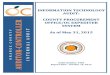 INFORMATION TECHNOLOGY AUDIT: COUNTY PROCUREMENT … · Internal Auditor’s Report Information Technology Audit County Procurement Office/OC Expeditor System Audit No. 1455 Page