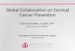 Global Collaboration on Cervical Cancer Prevention€¦ · CREATE AND TEST INNOVATIVE APPROACHES PROMOTE EARLY DETECTION . Why Focus on Cervical Cancer? Cervical cancer is one of