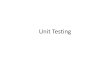 Unit Testing - Brigham Young UniversityAndroid testing framework •Android provides a framework for writing automated unit tests –Based on the popular JUnit unit testing framework