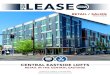 RETAIL ALON CENTRAL EASTSIDE LOFTS · apartments over 6,500 SF of retail space. The retail space for lease will be available by approximately November 1, 2018 and features salon ready