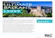 ULTIMATE BALKANS...tour to travel to the nearby Plitvice National Park, Croatia’s oldest National Park and a UNESCO World Heritage Site. Here you will enjoy a guided nature walking