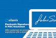 Electronic Signatures in P&C Insurance · E-Signature drivers and trends Electronic signature adoption in P&C is quickly reaching critical mass. Gartner predicts that the majority