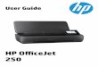HP OfficeJet Mobile 250 All-in-One series User Guide – ENWW · Automatic Paper Size Detection Update the printer Use the printer battery Open the HP printer software (Windows) Turn