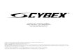 Cybex Arc Trainer 750AT Total Access (TA) Addendum ... - …kb.cybexintl.com/Owners_Manuals/Arc/750A-440-4.pdf · This addendum is for Total Access (TA) units only. It describes the