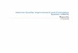 Internet Quality Improvement and Evaluation System (iQIES ... Reports Training Guide... · Reports 5 Internet Quality Improvement and Evaluation System (iQIES) Displays a list of