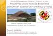 Nutrient Management Webinar FEBRUARY …...POULTRY MANURE-INDUCED ENDOCRINE DISRUPTION: LABORATORY AND FIELD STUDIES Lance Yonkos, Asst Prof ENVIRONMENTAL SCIENCE AND TECHNOLOGY Nutrient