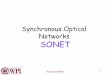 Synchronous Optical Networks SONETrek/Undergrad_Nets/B05/SONET.pdf · Telephone Networks {Brief History} • Digital carrier systems – The hierarchy of digital signals that the